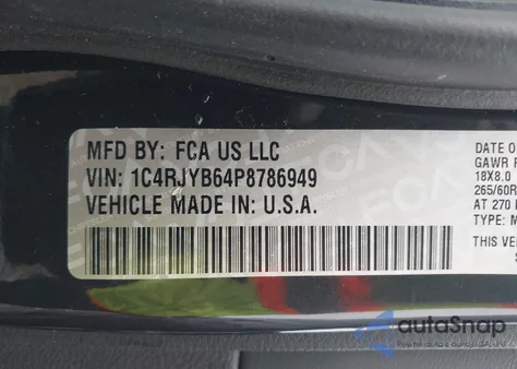 2023 Jeep Grand Cherokee 4Xe from USA, damaged, VIN 1C4RJYB64P8786949